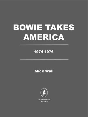 cover image of Bowie Takes America